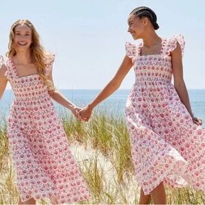 HILL HOUSE Nap Dress - Mermaid Drop White - Size Medium